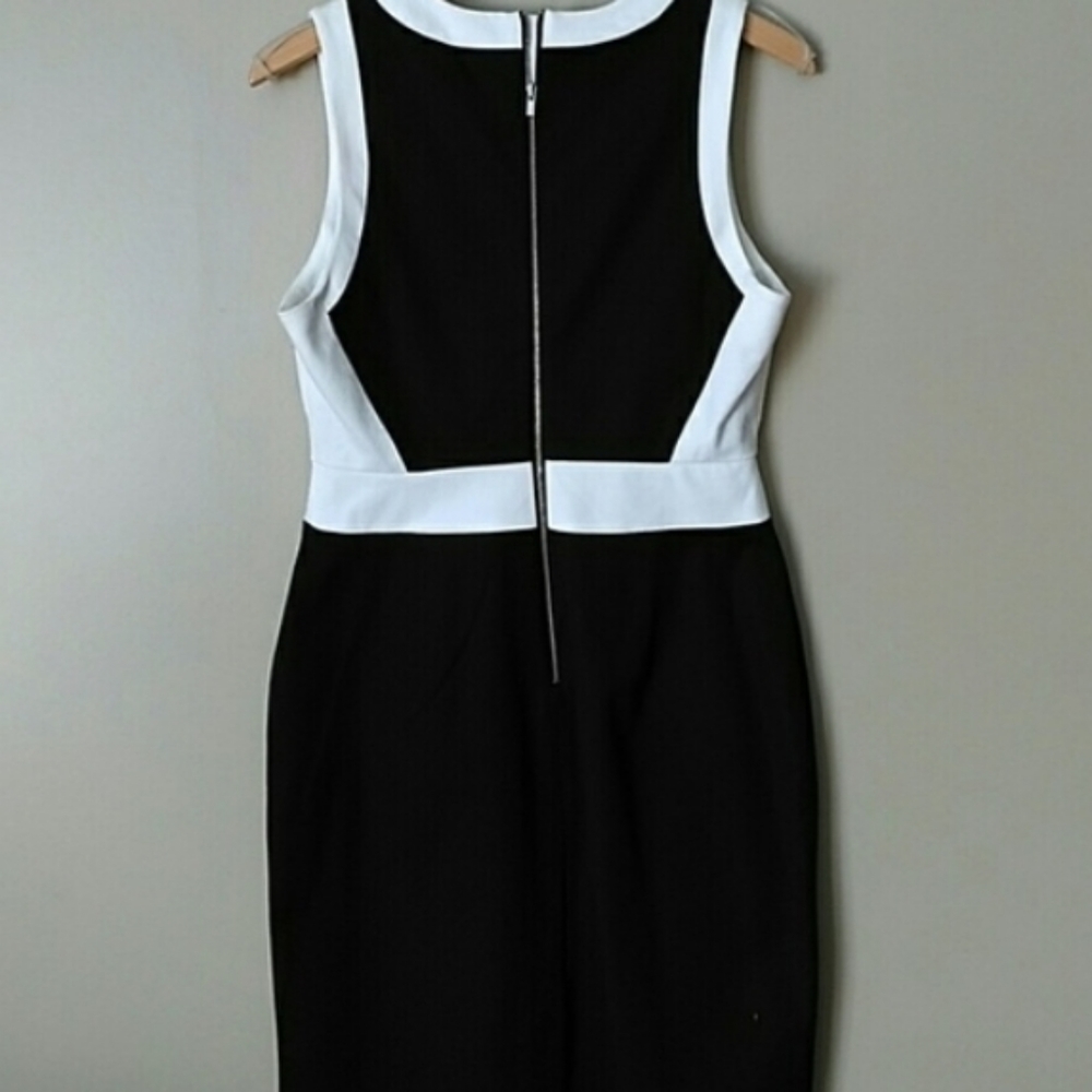 BLACK AND WHITE DRESS